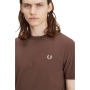 Fred Perry - Crew Neck T-Shirt M1600 brick/warm grey U85