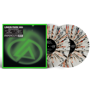 Linkin Park - Papercuts (Singles Collection 2000-2023)  ltd clear with black and red splatter 2LP