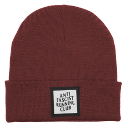 Anti Fascist Running Club - Beanie  w/ Reflector Patch -...