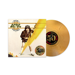 AC/DC - High Voltage (50th Anniversary) 180g gold nugget LP