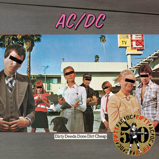 AC/DC - Dirty Deeds Done Dirt Cheap (50th Anniversary) 180g gold nugget LP