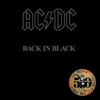 AC/DC - Back In Black (50th Anniversary) 180g gold nugget LP