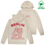 Berlin - City Of Unknown Pleasures Organic Cotton Hoodie natural raw red