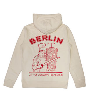 Berlin - City Of Unknown Pleasures Organic Cotton Hoodie natural raw red XS