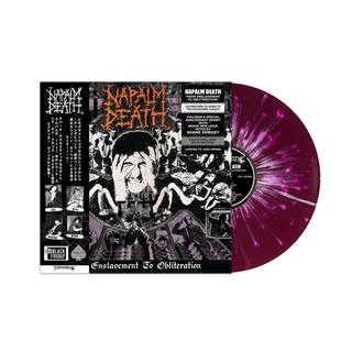 Napalm Death - From Enslavement To Obliteration ltd purple white splatter LP