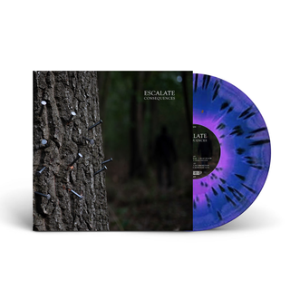 Escalate - Consequences blue and purple with black splatter LP