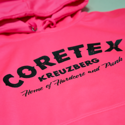 Coretex - Nails Hoodie neon pink/black