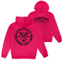 Coretex - Nails Hoodie neon pink/black