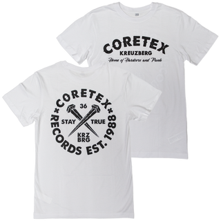 Coretex - Nails T-Shirt white/black