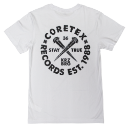 Coretex - Nails T-Shirt white/black