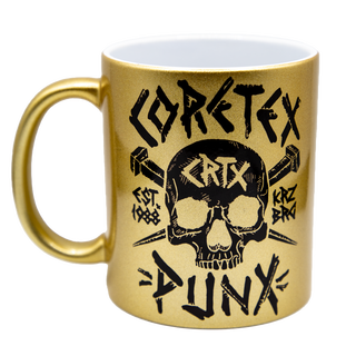 Coretex - Punx Logo Ceramic Mug gold