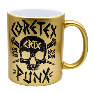 Coretex - Punx Logo Ceramic Mug gold
