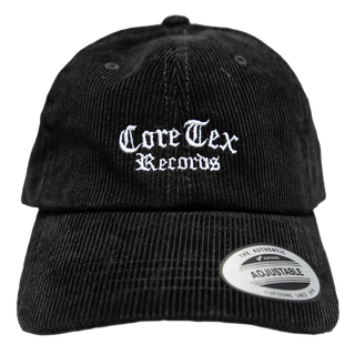 Coretex - Oldschool Corduroy Dad Cap black/white