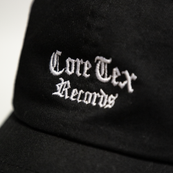 Coretex - Oldschool Eco Wash Dad Cap black/white