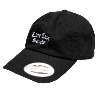 Coretex - Oldschool Eco Wash Dad Cap black/white Schwarz/Weiß