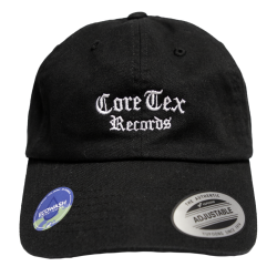 Coretex - Oldschool Eco Wash Dad Cap black/white Schwarz/Weiß