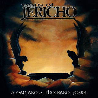 Walls Of Jericho - A Day And A Thousand Years ltd orange black vortex LP