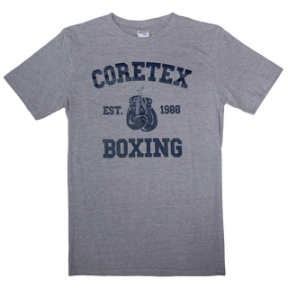 Coretex - Boxing T-Shirt grey/dark navy