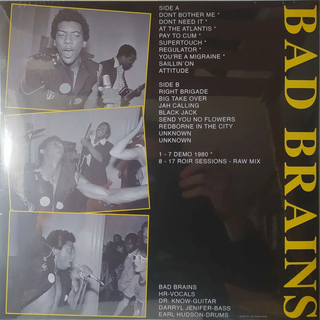 Bad Brains - Demos: 1980 Demos And Roir Session Raw Mixes LP