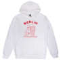 Berlin - City Of Unknown Pleasures Hoodie white red