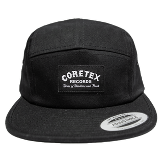 Coretex - Oldschool Logo 5-Panel Cap black-white One Size