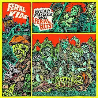 Feral Kids - Feral Hits yellow LP