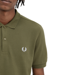 Fred Perry Plain Polo Shirt M6000 uniform green light ice V41 89 99