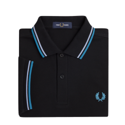 Fred Perry - Twin Tipped Polo Shirt M3600 black/light...