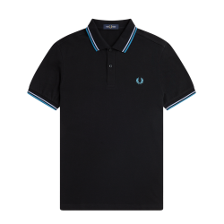 Fred Perry - Twin Tipped Polo Shirt M3600 black/light...