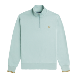 Fred Perry - Half Zip Sweatshirt M3574 silver blue/dark...