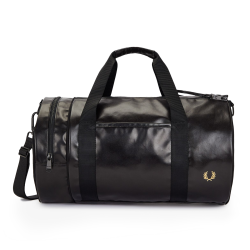 Fred Perry - Tonal Barrel Bag L7260 black/gold 774