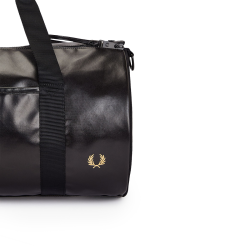 Fred Perry - Tonal Barrel Bag L7260 black/gold 774