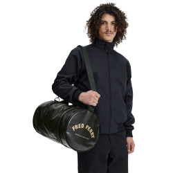 Fred Perry - Tonal Barrel Bag L7260 black/gold 774