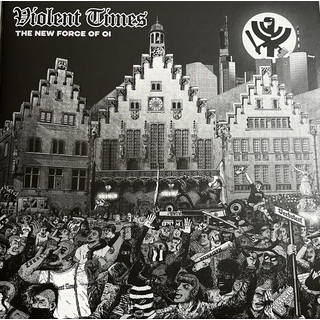 Violent Times - The New Force Of Oi! ltd clear black smoke LP