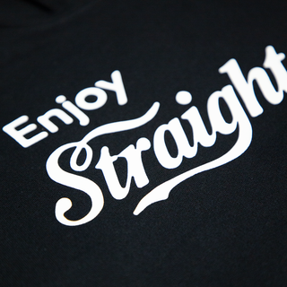 Straight Edge - Enjoy Hoodie black-white S