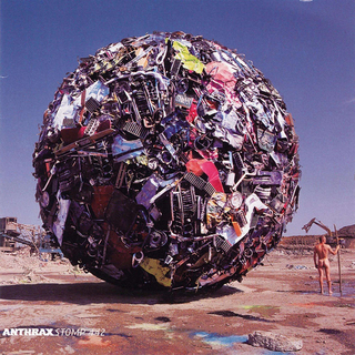 Anthrax - Stomp 442 clear blue green splatter LP