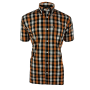 Trojan - Windowpane Check S/S B/D Shirt TC/1034 trojan