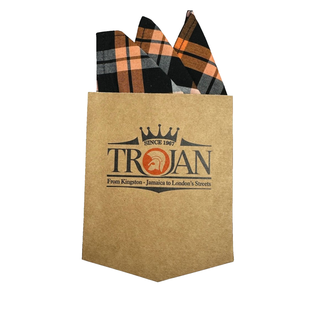 Trojan - Windowpane Check S/S B/D Shirt TC/1034 trojan M