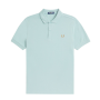 Fred Perry - Plain Polo Shirt M6000 silver blue/dark caramel  V22