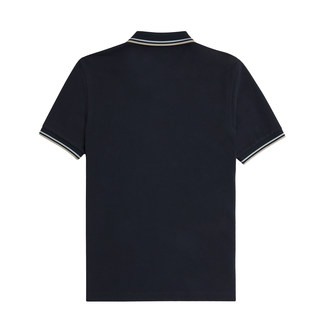 Fred Perry - Twin Tipped Polo Shirt M3600 navy/silver blue/warm grey V24