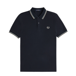 Fred Perry - Twin Tipped Polo Shirt M3600 navy/silver...