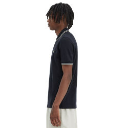 Fred Perry - Twin Tipped Polo Shirt M3600 navy/silver blue/warm grey V24