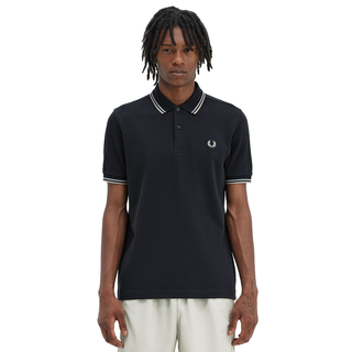 Fred Perry - Twin Tipped Polo Shirt M3600 navy/silver blue/warm grey V24 M