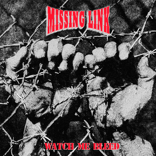 Missing Link - Watch Me Bleed cloudy red LP (Damaged)