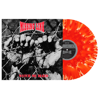 Missing Link - Watch Me Bleed cloudy red LP (Damaged)
