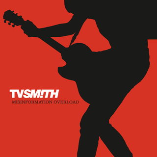 TV Smith - Misinformation Overload PRE-ORDER transparent red marbled LP