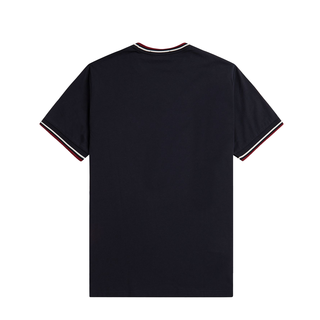 Fred Perry - Twin Tipped T-Shirt M1588 navy/snow white/burnt red T55