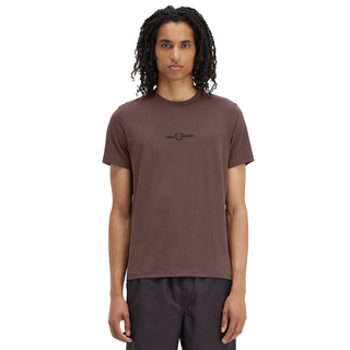 Fred Perry - Embroidered T-Shirt M4580 carrington brick U53
