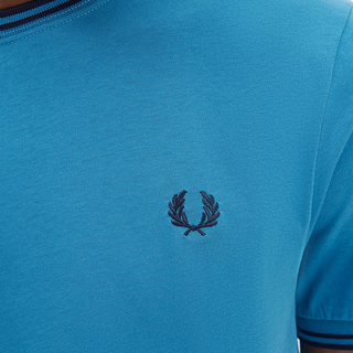 Fred Perry - Twin Tipped T-Shirt M1588 runaway bay ocean/navy V35