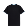 Fred Perry - Twin Tipped T-Shirt M1588 black/light smoke/runaway bay ocean V18